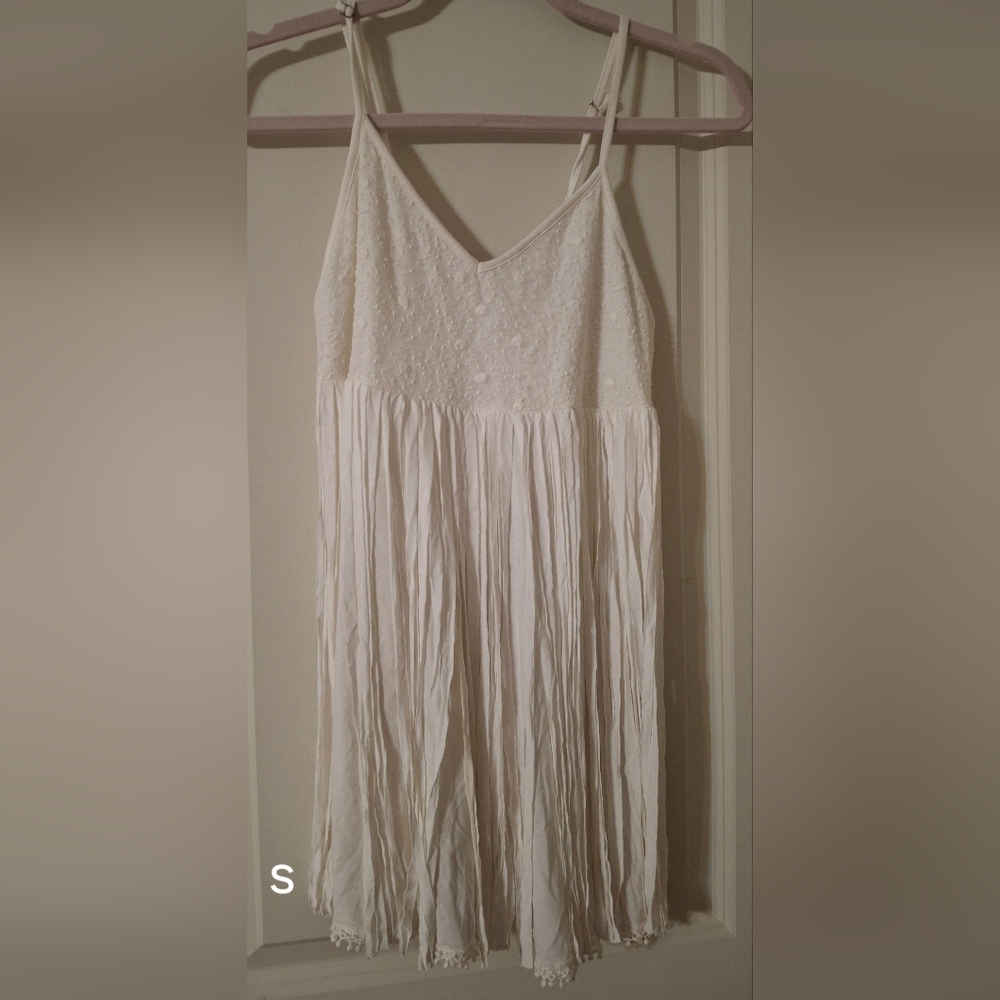 Pol tank top embroidered ripped stripes size medium‎ bohemian casual gypsy